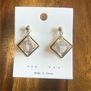 3/$20 hanging beaded earring